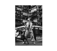 fgxmne Poster con ritratto esclusivo del famoso rapper Sfera Ebbasta, 5 poster su tela, decorazione per camera da letto, ufficio, camera da letto, regalo, 50 x 75 cm