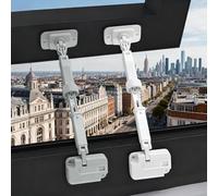 FGXY 2pcs Window Restrictor, Blocca Finestra, Finestra Regolabili, Limitatore Apertura Finestra, Nessuna Necessità Di Perforazione e Strumenti, Adatto Per Serramenti in Legno, Metallo e Alluminio