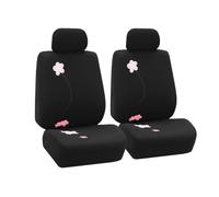FH Group Car Seat Covers Front Set Cloth - Seat Covers for Low Back Ca