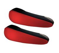 FH GROUP - Copribracciolo in Tessuto Piatto, Colore Rosso, Misura Semi-Universale, Una Coppia, Rosso