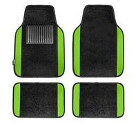 FH Group F14407GREEN - Tappetini per auto universali, adatti alla maggior parte delle auto, SUV e camion con battitacco per conducente, set completo