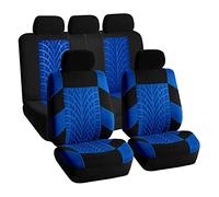FH Group Set completo di coprisedili per auto, in tessuto di alta qualità, universali, coprisedili anteriori con schienale basso, compatibili con airbag, sedile posteriore diviso, lavabile, per SUV