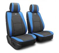 FH Group Set di 2 coprisedili anteriori per auto, camion, SUV, impermeabili, universali, colore blu