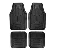 FH Group Tappetini per auto in gomma, resistenti, modello Monster Eye, universali, impermeabili, adatti per la maggior parte delle berline, SUV, camion, colore nero