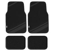 FH Group Tappetini per auto - Tappetini neri per auto, universali, per tutti gli usi, per la maggior parte delle berline, SUV, camion