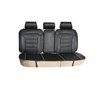 FH Group Universal Fit Back Seat Faux Leather Car Seat Cover, Rear Seat Covers for Cars with Rear Split Bench, Car Interior Accessories for SUV, Sedan, Van, Gray