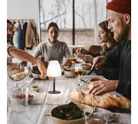 FH Lighting Fiumara lampada tavolo LED batteria nero/bianco FH Lighting