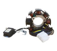 FHASDBNOY Ricambi e Accessori Compatible with Motore CB 200 CB200 Generatore Compatible with Motocicletta 200cc DC 8 Poli Magneto Statore Bobina statore