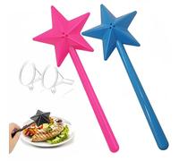 FHBHJNATC 2 Pezzi Sale e Pepe Set Simpatici, Sale e Pepe Bacchetta Magica, Saliera Bacchetta Magica, Ideale per L'uso in Cucina, Durante le Riunioni di Famiglia, in Campeggio