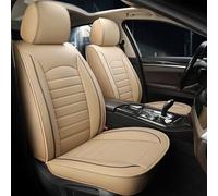 FHBPCPP 2pcs Coprisedile per Auto, Compatibile con Renault Twingo EV 2021-2022, Coprisedili per Auto Resistenti Coprisedile Auto Anteriore Coprisedili,D Beige