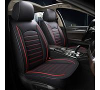 FHBPCPP 2pcs Coprisedile per Auto, Compatibile con Renault Twingo EV 2021-2022, Coprisedili per Auto Resistenti Coprisedile Auto Anteriore Coprisedili,C Black Red