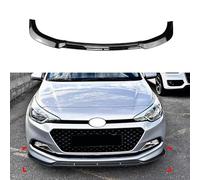 FHBPCPP Compatibile per Hyundai I20 MK2 Pre-Facelift 2015-2017, Splitter Spoiler Paraurti Anteriore Auto Kit Corpo Labbro Anteriore Elegante Modifica Automobilistica,Gloss Black