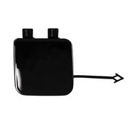 FHCBUTAE Barre da Traino per Auto per A4 B9 2017 2018 2019, Tappo Coprigancio di Traino per Paraurti Posteriore Lato Passeggero Destro(Black)