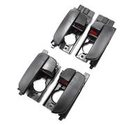 FHCBUTAE Maniglia Interna Auto Maniglie Aperte Per Porte Interne Nere Per Hyundai Per Accent 2006 2007 2008 2009 2010 2011 82610-1E000(1 SET 4 Doors)