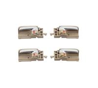 FHCBUTAE Maniglia Interna Auto Maniglie Per Porte Interne Cromate Beige Per Toyota Per Corolla 2003 2004 2005 2006 2007 2008