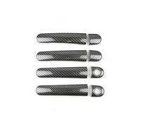 FHCBUTAE Per VW Per Golf 4 Per Jetta Per Bora MK4 1999-2004 Per Rabbit A4 1J Per Passat B5 1997-2005 Per Polo Coprimaniglia Porta Esterna Auto Decorazione(Carbon Texture A)