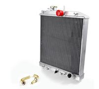 FHCBUTAE Radiatore per Civic EG CX/DX/VX/Ex/Si D15 D16 B16 Tutti I Modelli 1992-1995 per CRX del sol Tutti I Modelli 1993-1997 Radiatore Auto 2 File 42MM Serbatoio Liquido di Raffreddamento(AT)