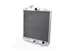 FHCBUTAE Radiatore per Civic EG CX/DX/VX/Ex/Si D15 D16 B16 Tutti I Modelli 1992-1995 per CRX del sol Tutti I Modelli 1993-1997 Radiatore Auto 2 File 42MM Serbatoio Liquido di Raffreddamento(MT)
