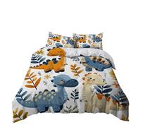FHDBSST Set di Biancheria da Letto Copripiumino Matrimoniale 250x200 cm Semplici Foglie di Palma 3 pezzi Copripiumino in Microfibra Morbido ed Ipoallergenico con Cerniera per Adulti, Bianco