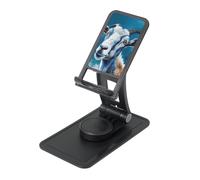 FHEBNDS Blue Goat Print - Supporto per telefono da scrivania, girevole a 360°, pieghevole, per ufficio, casa, supporto per tablet regolabile in altezza, supporto portatile per cellulare e iPad