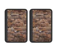 FHEBNDS Brick Wall Car Seat Belt Cover 2 Pack Universale Morbido e Confortevole Auto Cintura di Sicurezza Pad Zaino Spalla Cuscino Collo Protezione Imbottiture per Accessori Interni Auto
