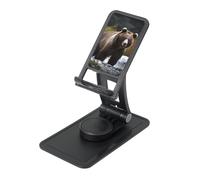 FHEBNDS Brown Bear - Supporto per telefono da scrivania, girevole a 360°, pieghevole, per ufficio, casa, supporto per tablet regolabile in altezza, supporto portatile per cellulare e iPad