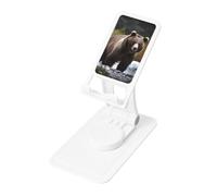 FHEBNDS Brown Bear - Supporto per telefono da scrivania, girevole a 360°, pieghevole, per ufficio, casa, supporto per tablet regolabile in altezza, supporto portatile per cellulare e iPad