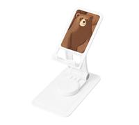 FHEBNDS Brown Bear - Supporto per telefono da scrivania, girevole a 360°, pieghevole, per ufficio, casa, supporto per tablet regolabile in altezza, supporto portatile per cellulare e iPad