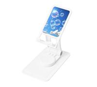 FHEBNDS Bubbles Blue Sky - Supporto da scrivania per cellulare, girevole a 360°, pieghevole, per ufficio, casa, altezza regolabile, supporto portatile per tablet e cellulare