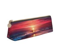 FHEBNDS Calda borsa per il trucco Twilight per donne e uomini, grande astuccio estetico, portamonete, borsa cosmetica in pelle con cerniera, organizer da ufficio essenziale da viaggio