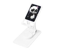 FHEBNDS Cool Panda - Supporto per telefono da scrivania, girevole a 360°, pieghevole, per ufficio e casa, supporto per tablet regolabile in altezza, supporto portatile per cellulare e iPad