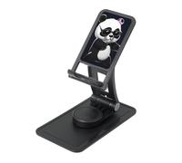 FHEBNDS Cool Panda - Supporto per telefono da scrivania, girevole a 360°, pieghevole, per ufficio e casa, supporto per tablet regolabile in altezza, supporto portatile per cellulare e iPad