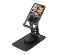 FHEBNDS Cool Tiger - Supporto per telefono da scrivania, girevole a 360°, pieghevole, per ufficio, casa, tablet e tablet portatile