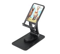 FHEBNDS Llama e Alpaca Supporto per telefono da scrivania, girevole a 360 °, supporto pieghevole per telefono cellulare per ufficio e casa, supporto per tablet regolabile in altezza, supporto