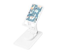 FHEBNDS Llama - Supporto per telefono da scrivania, girevole a 360°, pieghevole, per ufficio, casa, tablet, supporto portatile per tablet e cellulare