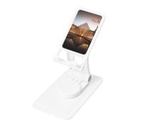 FHEBNDS Louvre Museo di Parigi Supporto per telefono da scrivania, girevole a 360 ° per telefono cellulare, supporto pieghevole per ufficio e casa, supporto per tablet regolabile in altezza, supporto