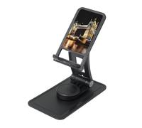 FHEBNDS Night London Tower Bridge - Supporto per telefono da scrivania, girevole a 360°, pieghevole, per ufficio e casa, supporto per tablet regolabile in altezza, portatile, supporto per cellulare e