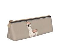 FHEBNDS No Drama Llama borsa per il trucco per donne e uomini grande astuccio estetico astuccio portamatite portamonete borsa cosmetica in pelle con cerniera organizzatore ufficio essenziale da