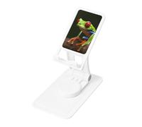 FHEBNDS Red Eyes Tree Frogs - Supporto per telefono da scrivania, girevole a 360°, pieghevole, per ufficio, casa, tablet regolabile in altezza, portatile, supporto per cellulare e iPad