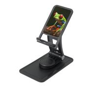 FHEBNDS Red Eyes Tree Frogs - Supporto per telefono da scrivania, girevole a 360°, pieghevole, per ufficio, casa, tablet regolabile in altezza, portatile, supporto per cellulare e iPad
