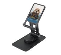 FHEBNDS Sea Otter - Supporto per telefono da scrivania, girevole a 360°, pieghevole, per ufficio e casa, supporto per tablet regolabile in altezza, supporto portatile per cellulare e iPad