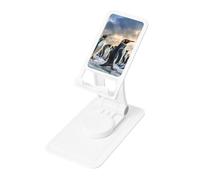 FHEBNDS Sea Penguin - Supporto per telefono da scrivania, girevole a 360°, pieghevole, per ufficio, casa, supporto per tablet regolabile in altezza, supporto portatile per cellulare e iPad