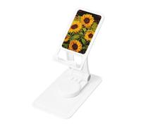 FHEBNDS Sun Flower - Supporto per telefono da scrivania, girevole a 360°, pieghevole, per ufficio e casa, supporto per tablet regolabile in altezza, supporto portatile per cellulare e iPad