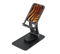 FHEBNDS Tiger - Supporto per telefono da scrivania, girevole a 360°, pieghevole, per ufficio e casa, regolabile in altezza, supporto portatile per tablet, cellulare e iPad