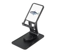 FHEBNDS Tuna Thunnus - Supporto per telefono da scrivania, girevole a 360°, pieghevole, per ufficio, casa, supporto per tablet regolabile in altezza, supporto portatile per cellulare e iPad
