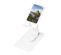 FHEBNDS View of The Dunguaire Castle - Supporto per telefono da scrivania, girevole a 360°, pieghevole, per ufficio, casa, supporto per tablet regolabile in altezza, supporto portatile per cellulare e