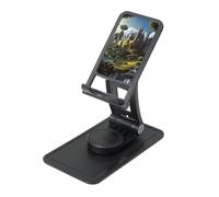FHEBNDS Woods and Castle, supporto per telefono da scrivania, girevole a 360°, pieghevole, per ufficio, casa, supporto per tablet regolabile in altezza, supporto portatile per cellulare e iPad