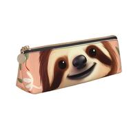 FHEBNDS You Are Awesome - Astuccio per trucchi con bradipo per donne e uomini, grande, estetico, portamonete, in pelle, con cerniera, organizer per ufficio e accessori da viaggio