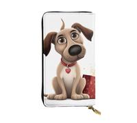 FHEDVBN Portafoglio per cani per uomo donna borsa lunga in pelle pochette grande borsa da viaggio porta telefono porta carte di credito custodia per soldi con cerniera portafogli in pelle regalo
