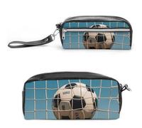 FHESDCW Astuccio per matite grande capacità con cerniera, borsa per cosmetici impermeabile da viaggio, astuccio vintage in pelle per donne e uomini